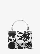 Michael Kors Collection Kylie Small Floral Leather Top-handle Bag