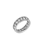 Michael Kors Baguette Crystal Silver-tone Ring