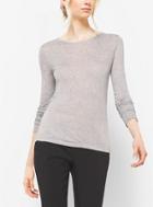 Michael Kors Collection Viscose And Cashmere Long-sleeve Tee