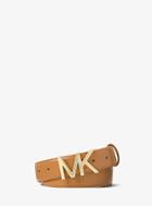 Michael Kors Logo Leather Belt