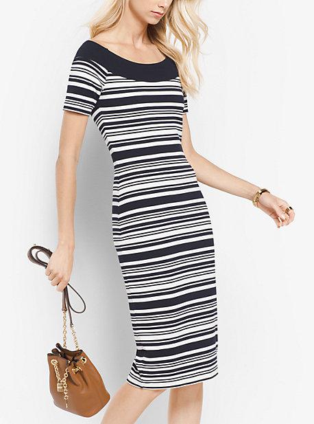 Michael Michael Kors Striped Knit Dress