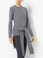 Michael Kors Collection Cashmere Sleeve-tie Pullover