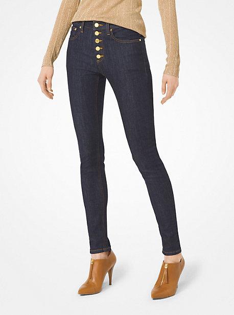 Michael Michael Kors Button-front Skinny Jeans