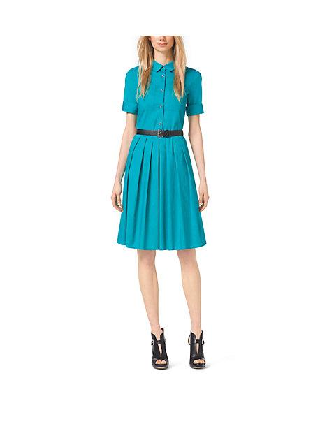 Michael Michael Kors Cotton-poplin Shirtdress