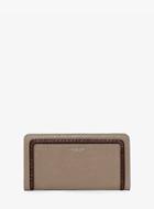 Michael Kors Collection Skorpios Leather Continental Wallet