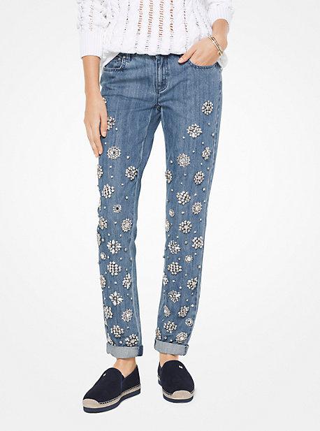 Michael Michael Kors Embellished Jeans