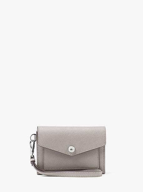 Michael Michael Kors Honey Saffiano Leather Wristlet
