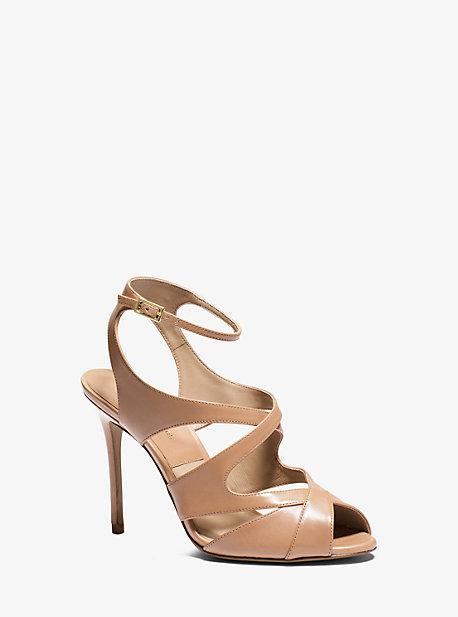 Michael Kors Collection Cordelia Leather Sandal