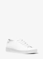 Michael Michael Kors Skyler Leather And Knit Sneaker