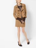 Michael Kors Collection Tattersall Double-face Wool Jacket