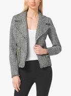Michael Michael Kors Frayed Tweed Jacket