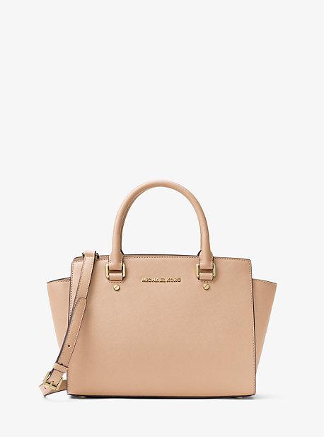 Michael Michael Kors Selma Saffiano Leather Medium Satchel