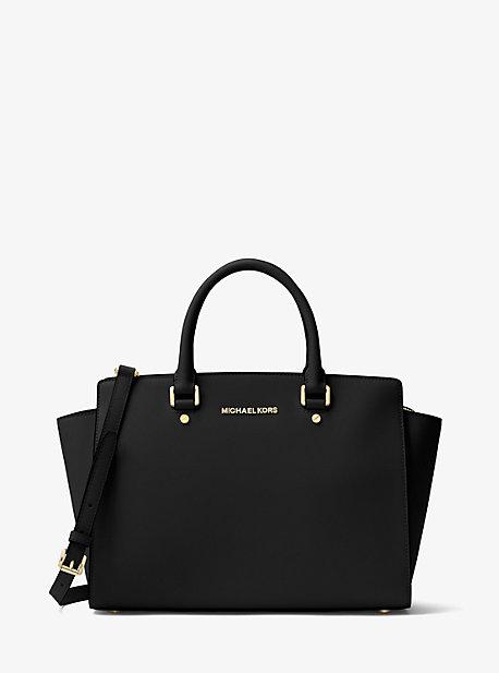 Michael Michael Kors Selma Large Saffiano Leather Satchel
