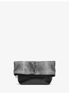 Michael Kors Collection Judith Fur And Leather Clutch