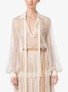 Michael Kors Collection Chantilly Lace Blouse