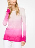 Michael Kors Collection Ombre Viscose And Linen Pullover