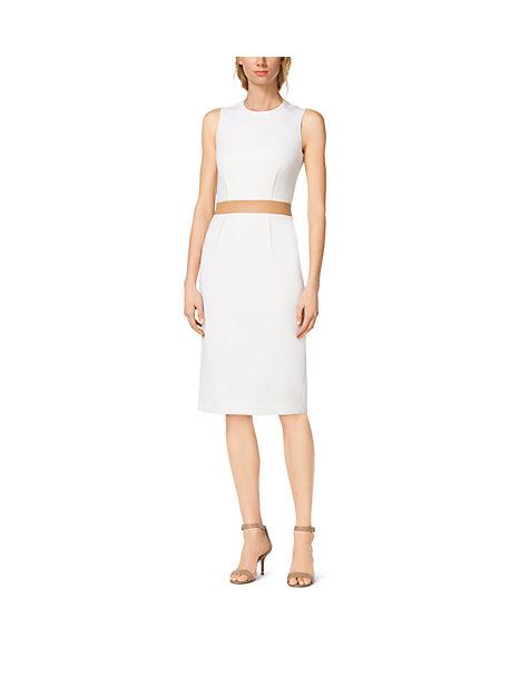 Michael Kors Collection Boucle-crepe Sheath Dress