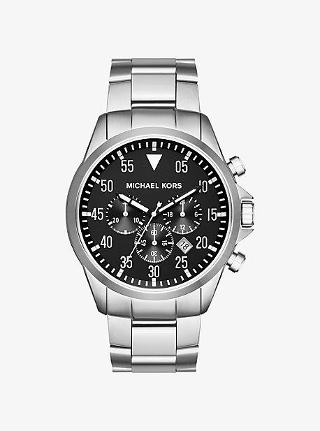 Michael Kors Gage Silver-tone Watch
