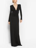 Michael Kors Collection Ruched Stretch Matte-jersey Gown