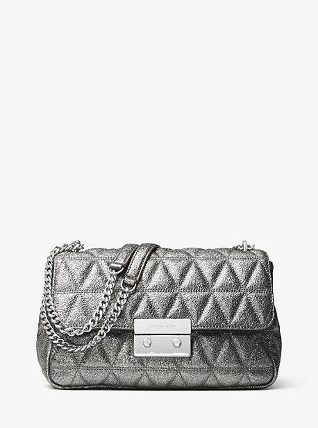 Michael Michael Kors Sloan Metallic Quilted-leather Shoulder Bag