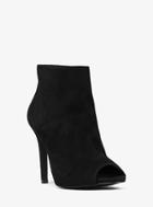 Michael Michael Kors Whitley Open-toe Suede Ankle Boot