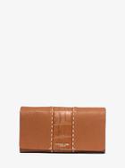 Michael Kors Collection Rogers Grained-leather Continental Wallet