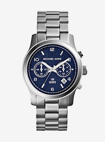 Michael Kors Watch Hunger Stop Runway Silver-tone Watch