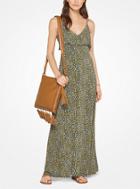 Michael Michael Kors Floral Matte-jersey Maxi Dress
