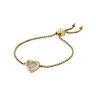 Michael Kors Heart Slider Gold-tone Bracelet
