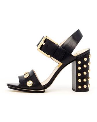 Women's Michael Kors Linden Bubble-stud Sandal