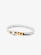 Michael Kors Gold-tone Hook Leather Bracelet