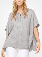 Michael Kors Collection Cashmere Hooded Poncho