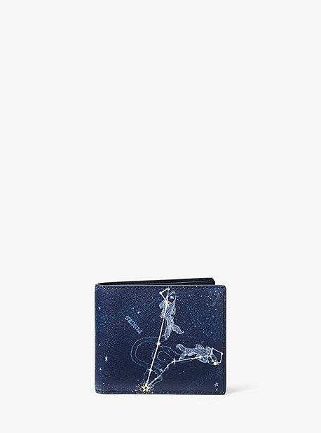 Michael Kors Mens Pisces Leather Billfold Wallet