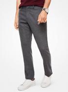 Michael Kors Mens Slim-fit Stretch-flannel Trousers
