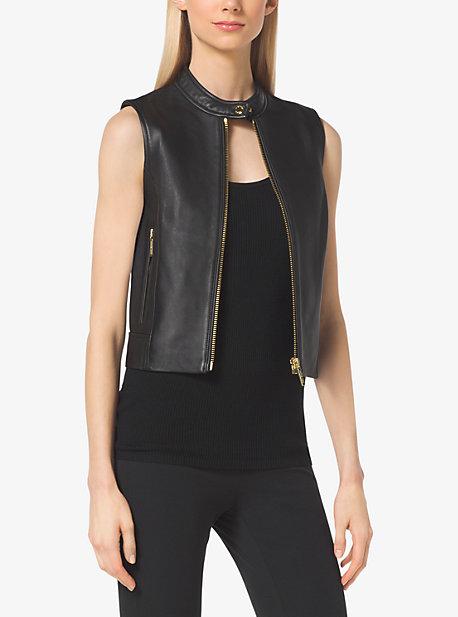 Michael Michael Kors Leather Vest