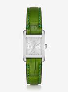 Michael Kors Collection Taylor Silver-tone And Crocodile Watch