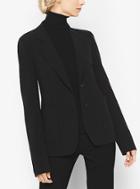 Michael Kors Collection Patch-pocket Stretch Wool-crepe Blazer