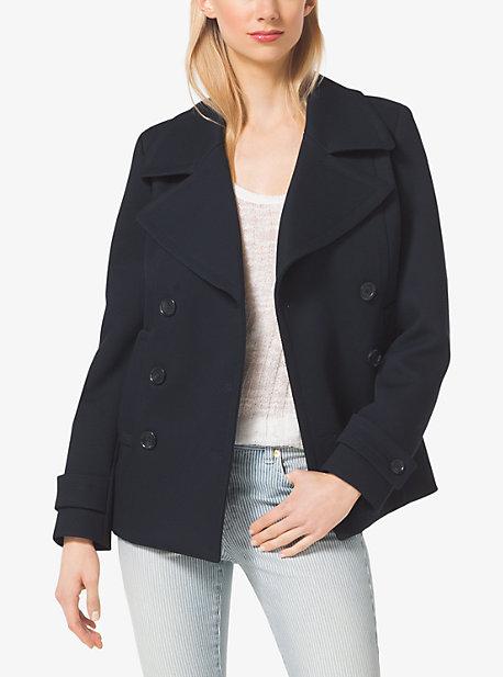 Michael Michael Kors Stretch-twill Peacoat