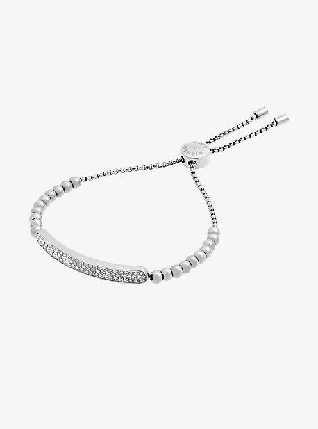 Michael Kors Pave Silver-tone Slider Bracelet