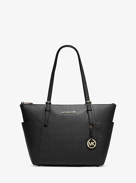 Michael Michael Kors Jet Set Top-zip Saffiano Leather Tote