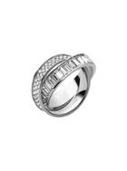 Michael Kors Pave Silver-tone Eternity Ring
