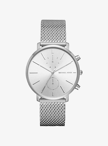 Michael Kors Jaryn Mesh Silver-tone Watch