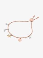 Michael Kors Rose Gold-tone Celestial Charm Bracelet