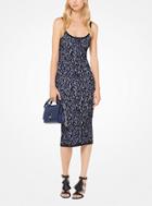 Michael Kors Collection Floral Stretch-viscose Jacquard Dress