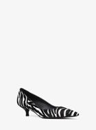 Michael Kors Collection Noelle Zebra Calf Hair Pump