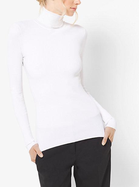 Michael Kors Collection Stretch-viscose Turtleneck
