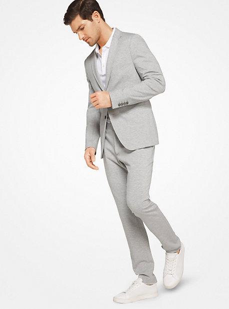 Michael Kors Mens Slim-fit Ponte Blazer