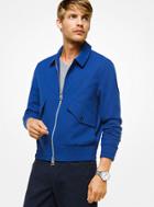 Michael Kors Mens Wool And Cotton Bomber Jacket