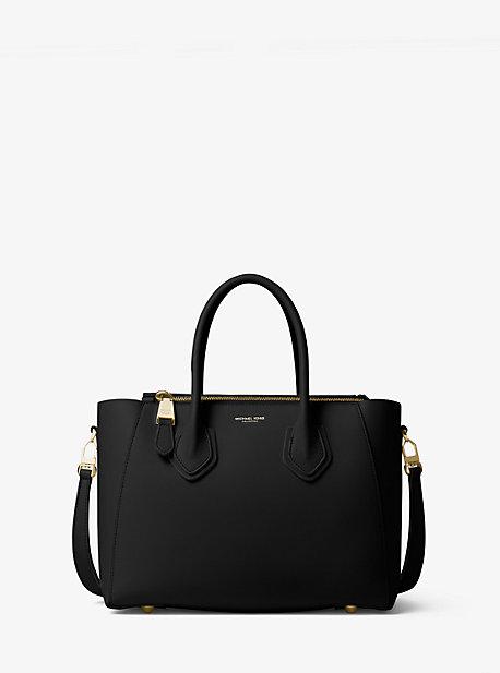Michael Kors Collection Helena Small French Calf Leather Satchel