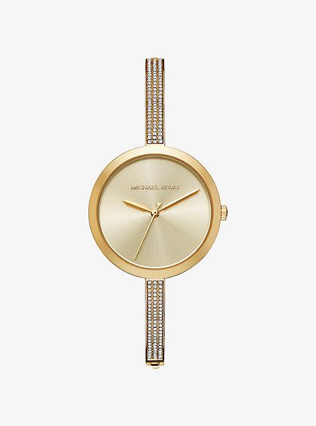 Michael Kors Blakely Pave Gold-tone Watch